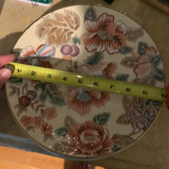 Vintage 2pc set of Andrea hand painted plate by Sadek! Stunning - Picture 13 of 13